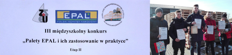 Finał III edycji międzyszkolnego konkursu „Palety EPAL i ich zastosowanie w praktyce”