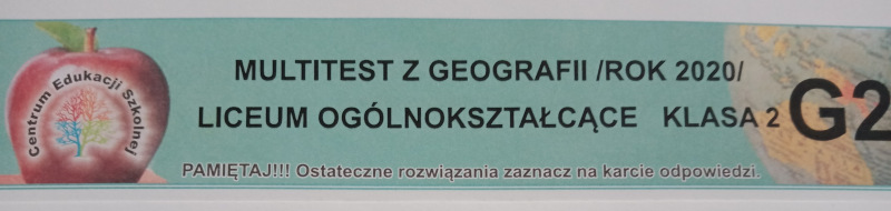 Ogólnopolski „Multitest” on-line – geografia