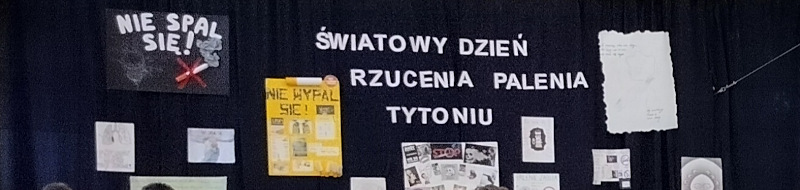 Światowy Dzień Rzucania Palenia Tytoniu w ZSP nr 4 w Łowiczu